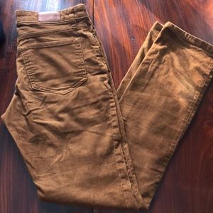 Lands’ End Mid Rise Straight Leg Corduroy EUC